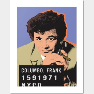 Columbo Mug Shot Comic Art Posters and Art